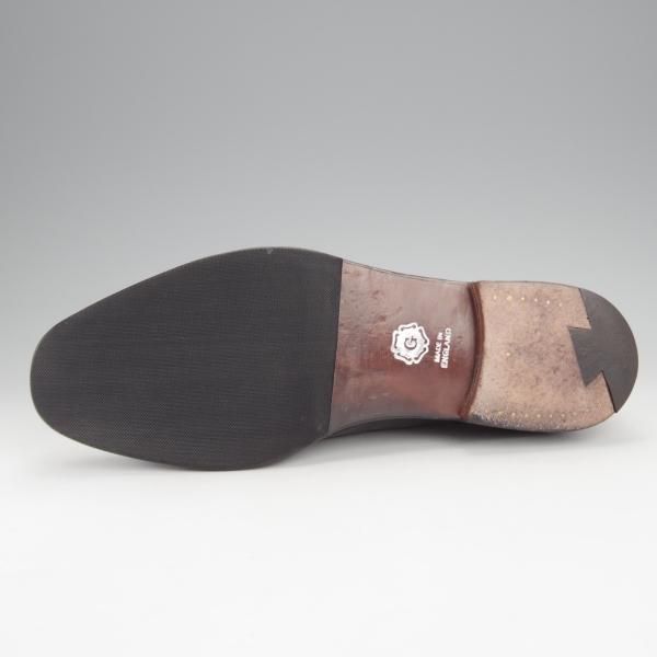 極上★(英)グレンソン 7.5F【現行定価￥98,890-★G-ONEライン/LONDON】ロンドン/22346/G1/ストレートチップ/カーフ/黒/GRENSON★j006