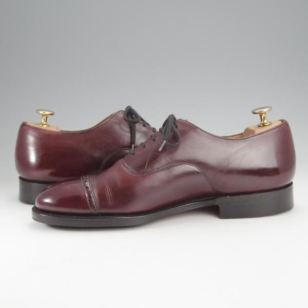 ★チャーチ 65F/UK6.5【貴重★100ラスト/パンチドキャップトゥ/Eskdale】4都市ロゴ/カーフ/赤茶/メンズ/Church's★j007