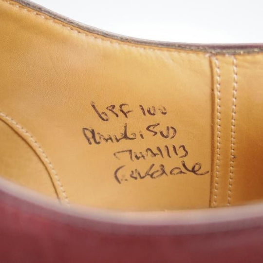 ★チャーチ 65F/UK6.5【貴重★100ラスト/パンチドキャップトゥ/Eskdale】4都市ロゴ/カーフ/赤茶/メンズ/Church's★j007