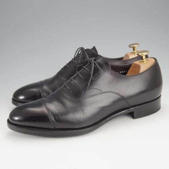 極上★三陽山長 SIZE 8【定価￥80,300-★友二郎/R2010ラスト】ストレートチップ/カーフ/黒/メンズ/TOMOJIRO/SanyoYamacho★j008