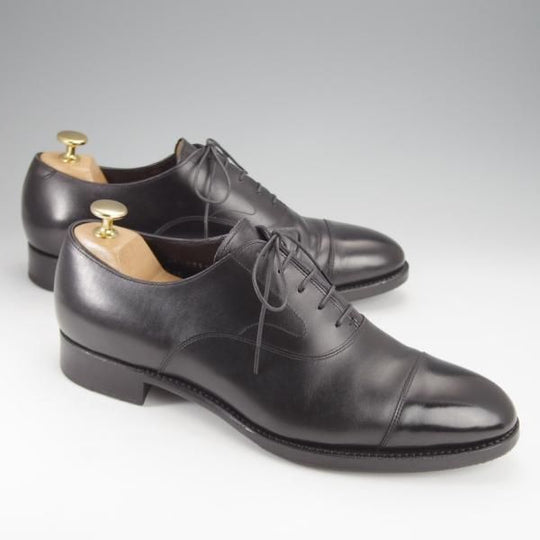 極上★三陽山長 SIZE 8【定価￥80,300-★友二郎/R2010ラスト】ストレートチップ/カーフ/黒/メンズ/TOMOJIRO/SanyoYamacho★j008