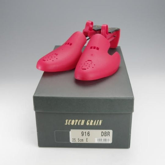 極美品★スコッチグレイン SIZE 25.5【定価￥46,200-★ODESSA/オデッサ/916】ストレートチップ/カーフ/濃茶/SCOTCH GRAIN★j010