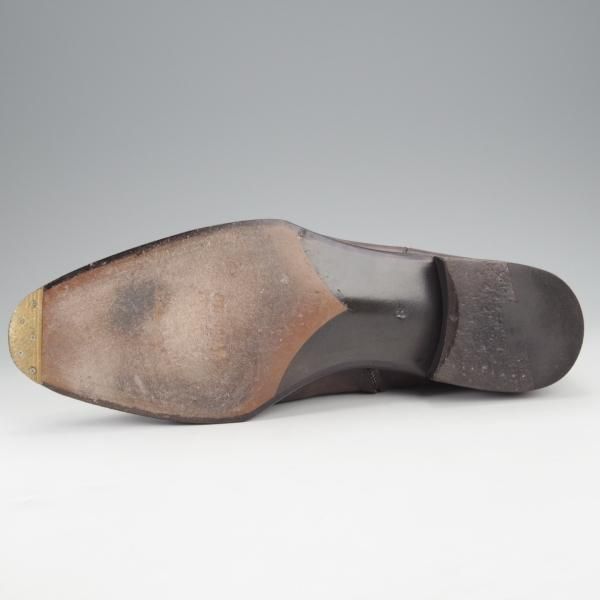 ★Perfetto/ペルフェット SIZE 8【グッドイヤーウェルテッド製法★(伊)イルチア社のミュージアムカーフ/P2421】サイドジップ/灰茶★j011