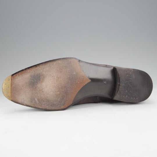 ★Perfetto/ペルフェット SIZE 8【グッドイヤーウェルテッド製法★(伊)イルチア社のミュージアムカーフ/P2421】サイドジップ/灰茶★j011