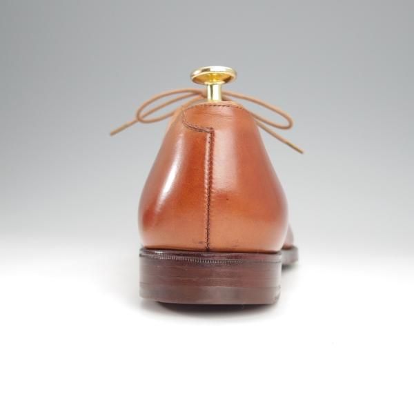 美品★クロケット&ジョーンズ 8.5E【モデル定価￥97,900-★エドワードマイヤー別注/DORSET 2】ストレートチップ/茶/Crockett&Jones★j019