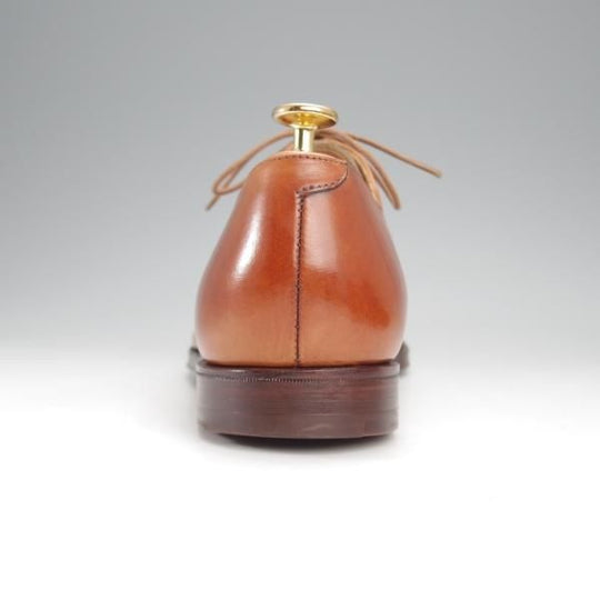 美品★クロケット&ジョーンズ 8.5E【モデル定価￥97,900-★エドワードマイヤー別注/DORSET 2】ストレートチップ/茶/Crockett&Jones★j019