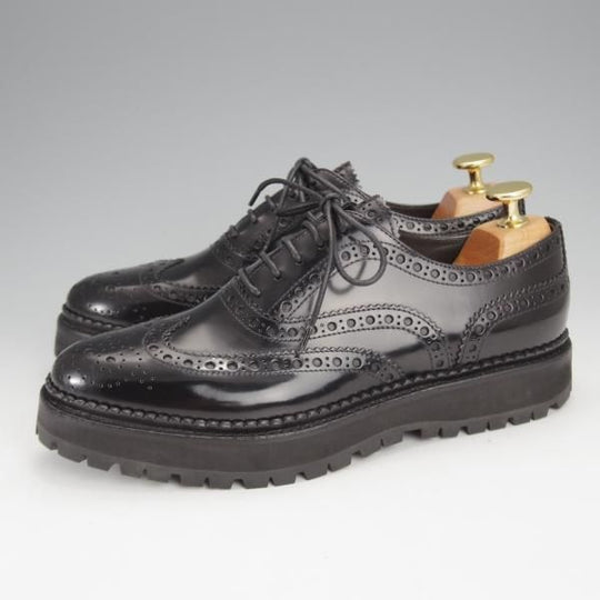 未使用★チャーチ(レディース) SIZE 36【★INDIGO/インディゴ】フルブローグ/ポリッシュドバインダーカーフ/黒/Church's★j021