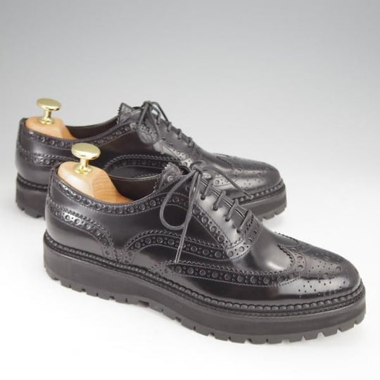 未使用★チャーチ(レディース) SIZE 36【★INDIGO/インディゴ】フルブローグ/ポリッシュドバインダーカーフ/黒/Church's★j021