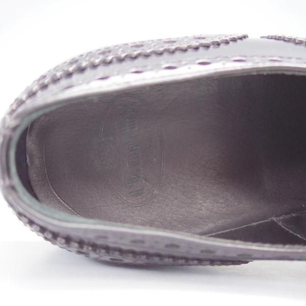 未使用★チャーチ(レディース) SIZE 36【★INDIGO/インディゴ】フルブローグ/ポリッシュドバインダーカーフ/黒/Church's★j021