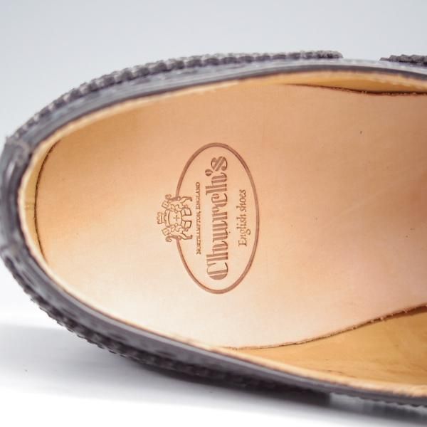 新品★チャーチ(レディース) SIZE 36.5【定価￥160,600-★バーウッド/BURWOOD WG】ポリッシュドバインダーカーフ/黒/Church's★j022