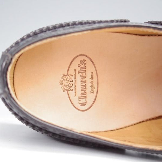 新品★チャーチ(レディース) SIZE 36.5【定価￥160,600-★バーウッド/BURWOOD WG】ポリッシュドバインダーカーフ/黒/Church's★j022