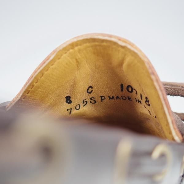 未使用★(米)YUKETEN/ユケテン 8C【定価￥118,800-★コードバン仕様/ホーウィン社スタンプ多数】705SP/モカシン/黒×赤茶★j024