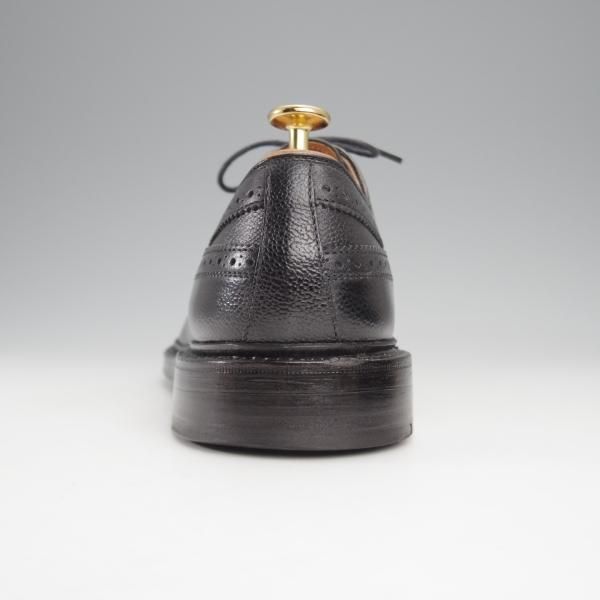 美品★シェットランドフォックス SIZE 8【★ロングウイング/3004/黒】グレインレザー/メンズ/Shetlandfox★j025