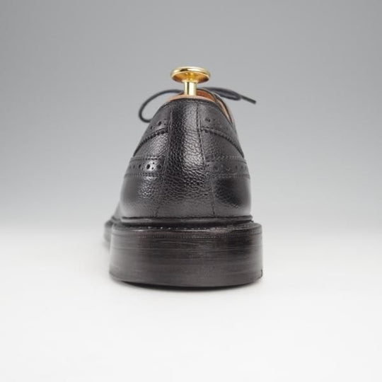 美品★シェットランドフォックス SIZE 8【★ロングウイング/3004/黒】グレインレザー/メンズ/Shetlandfox★j025