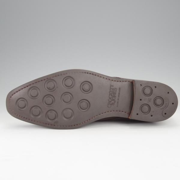 ★クロケット&ジョーンズ 7.5E【定価￥90,200-★ダイナイトソール/TETBURY】348ラスト/チャッカブーツ/濃茶/Crockett&Jones★j026