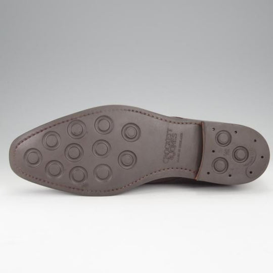 ★クロケット&ジョーンズ 7.5E【定価￥90,200-★ダイナイトソール/TETBURY】348ラスト/チャッカブーツ/濃茶/Crockett&Jones★j026