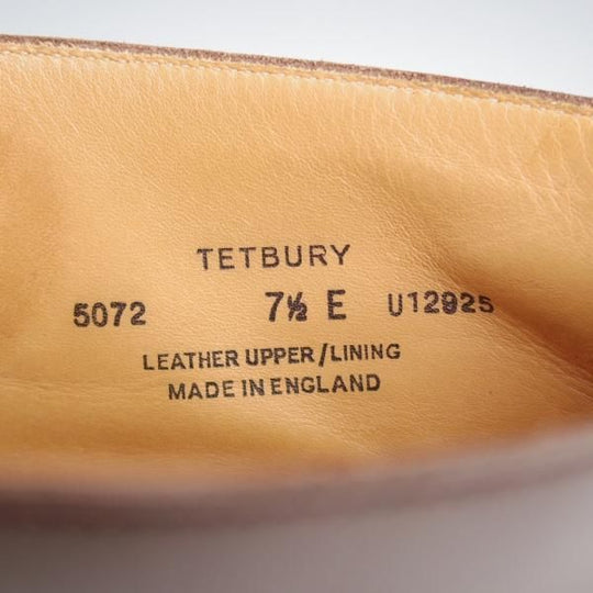 ★クロケット&ジョーンズ 7.5E【定価￥90,200-★ダイナイトソール/TETBURY】348ラスト/チャッカブーツ/濃茶/Crockett&Jones★j026