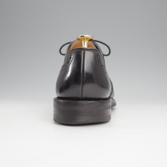 ★クロケット&ジョーンズ 7.5E【ダイナイトソール仕様★SWANSEA/341ラスト】フルブローグ/カーフ/黒/メンズ/Crockett&Jones★j028