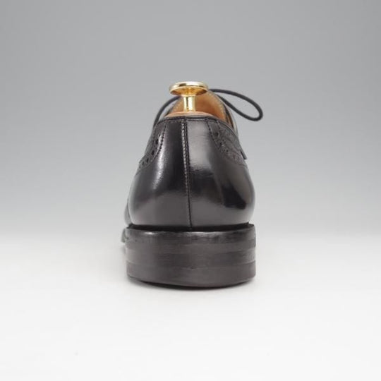 ★クロケット&ジョーンズ 7.5E【ダイナイトソール仕様★SWANSEA/341ラスト】フルブローグ/カーフ/黒/メンズ/Crockett&Jones★j028