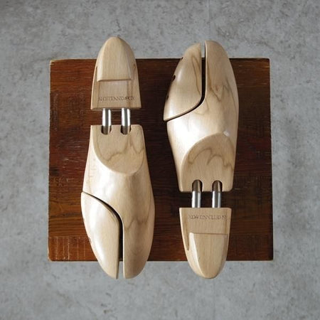 美品★シェットランドフォックス LL 【定価￥9,900-★純正シューツリー】ブナ/木製シューキーパー/SHETLAND FOX★j032