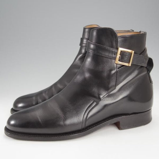 ★(英)チーニー 7E【貴重★ジョッパーブーツ/ロイドフットウェア別注】175ラスト/カーフ/黒/メンズ/Lloyd Footwear/CHEANEY★j050