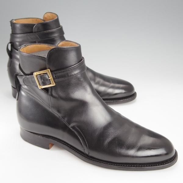 ★(英)チーニー 7E【貴重★ジョッパーブーツ/ロイドフットウェア別注】175ラスト/カーフ/黒/メンズ/Lloyd Footwear/CHEANEY★j050