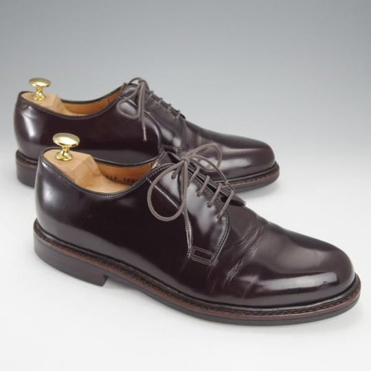 ★ジャランスリワヤ SIZE 7【定価￥41,800-★プレーントゥ/98348】1663ラスト/ポリッシュレザー/赤茶/メンズ/JALAN SRIWIJAWA★j051