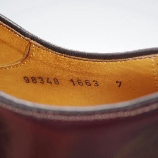 ★ジャランスリワヤ SIZE 7【定価￥41,800-★プレーントゥ/98348】1663ラスト/ポリッシュレザー/赤茶/メンズ/JALAN SRIWIJAWA★j051