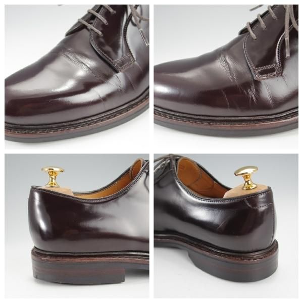 ★ジャランスリワヤ SIZE 7【定価￥41,800-★プレーントゥ/98348】1663ラスト/ポリッシュレザー/赤茶/メンズ/JALAN SRIWIJAWA★j051