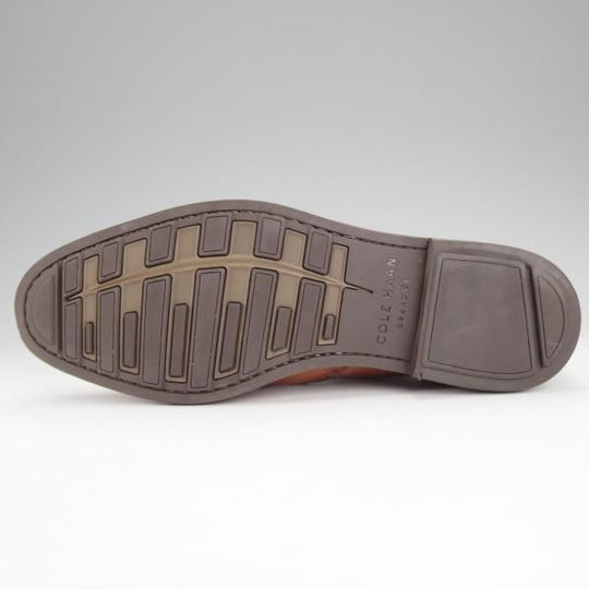極上★コールハーン SIZE 7.5【★フルブローグ/薄茶】カーフ/メンズ/COLE HAAN★j052