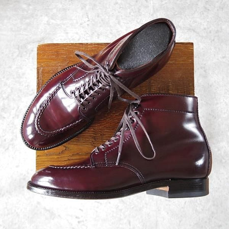 ★オールデン 7.5D【定価￥184,800-★コードバン仕様/モディファイドラスト/45698H】ブーツ/バーガンディー/#8/赤茶/メンズ/ALDEN★j057