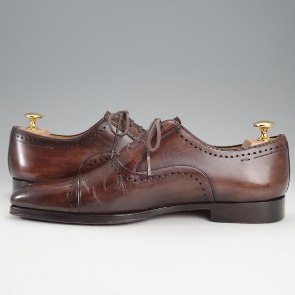 極上★(スペイン製)マグナーニ SIZE 39【★オックスフォードシューズ/17579】カーフ/濃茶/メンズ/MAGNANNI★j058