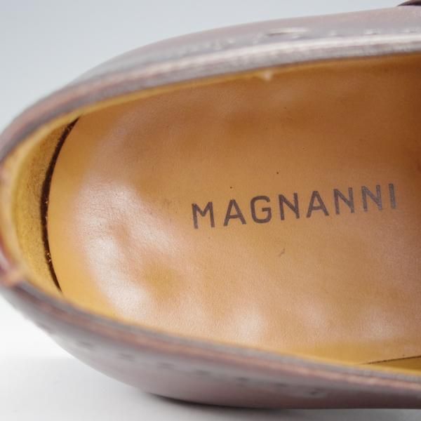 極上★(スペイン製)マグナーニ SIZE 39【★オックスフォードシューズ/17579】カーフ/濃茶/メンズ/MAGNANNI★j058