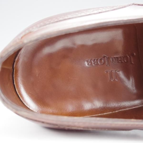 ★ジョンロブ 7E【定価20万円以上★WINCHESTER/7000ラスト】ストレートチップ/カーフ/茶/メンズ/JOHN LOBB★j060