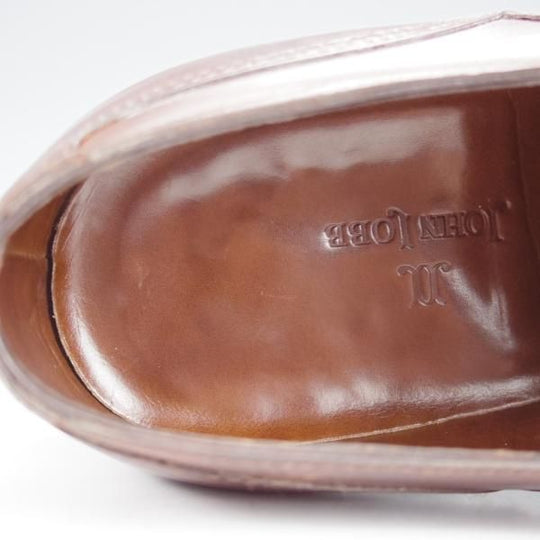 ★ジョンロブ 7E【定価20万円以上★WINCHESTER/7000ラスト】ストレートチップ/カーフ/茶/メンズ/JOHN LOBB★j060