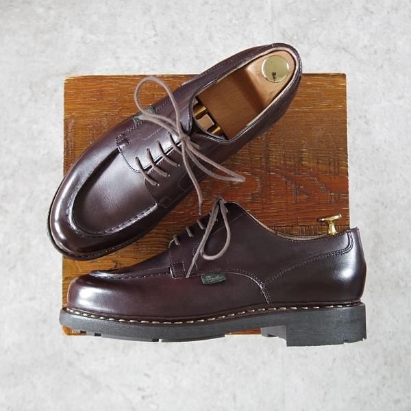 ★パラブーツ SIZE 5.5【定価￥79,200-★シャンボード/CHAMBORD】TEXソール/リスレザー/カフェ/CAFE/Uチップ/メンズ/Paraboot★j062