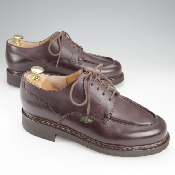 ★パラブーツ SIZE 5.5【定価￥79,200-★シャンボード/CHAMBORD】TEXソール/リスレザー/カフェ/CAFE/Uチップ/メンズ/Paraboot★j062