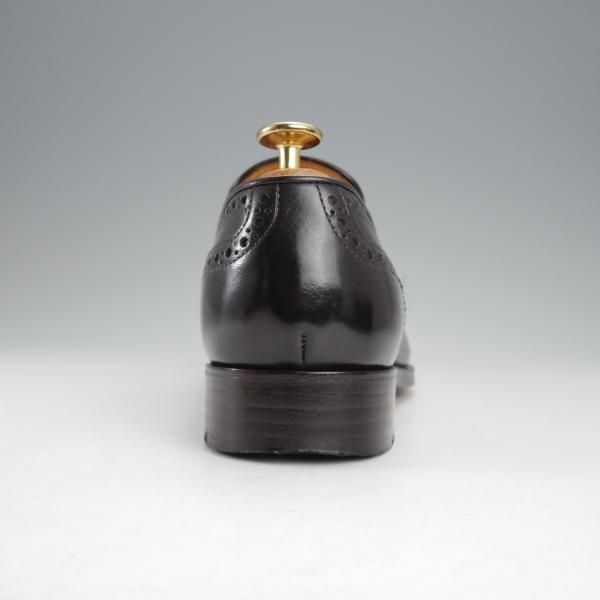 極上★Oriental/オリエンタル SIZE 6【定価￥57,200-★CAMPBELL/1216ラスト】センターエラスティック/ボックスカーフ/黒/メンズ★j063