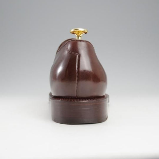 ★(伊)シルヴァノ・ラッタンジ SIZE 7【貴重★ハンドソーンウェルテッド製法/シャドウステッチ】スリッポン/濃茶/Silvano Lattanzi★j064