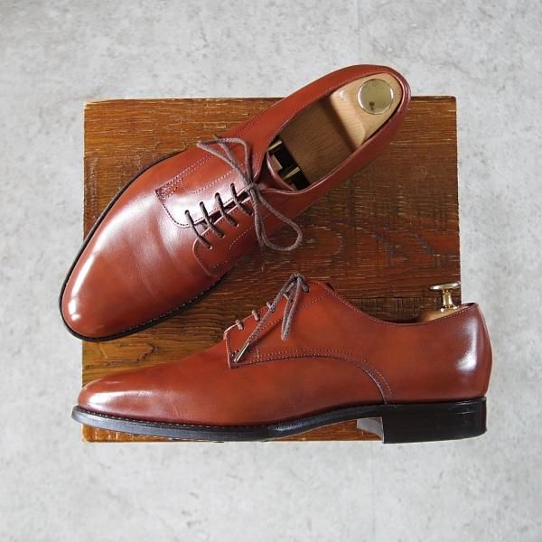 極上★トレーディングポスト SIZE 6【オーダー価格￥57,200-★撥水レザー仕様/ダイナイトソール】茶/ユニオンロイヤル製★j065