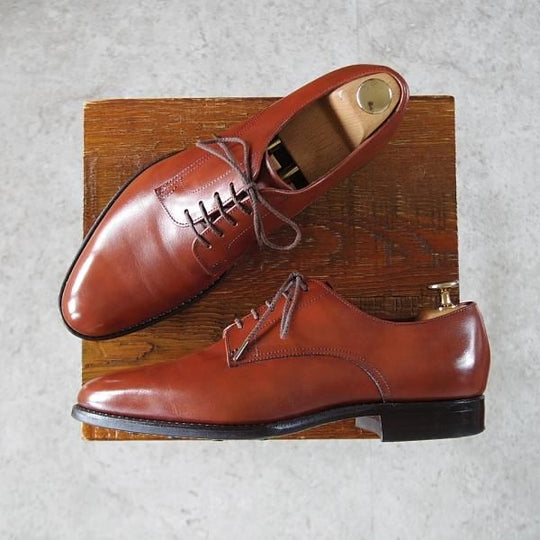 極上★トレーディングポスト SIZE 6【オーダー価格￥57,200-★撥水レザー仕様/ダイナイトソール】茶/ユニオンロイヤル製★j065