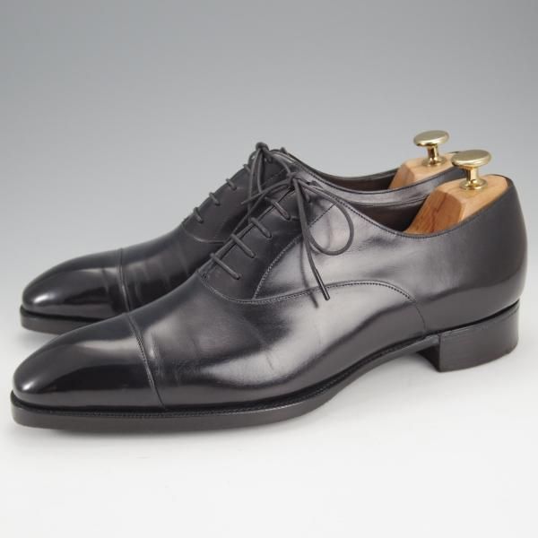 ★(英)ガジアーノ&ガーリング 7.5E【定価￥396,000-★DECOライン/HOLDEN】ストレートチップ/カーフ/黒/メンズ/GAZIANO&GIRLING★j067