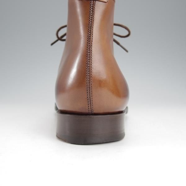 美品★エドワードグリーン UK6.5/US7E【定価￥194,400-★ラルフローレン別注/888ラスト】チャッカブーツ/茶/カーフ/EDWARD GREEN★j068