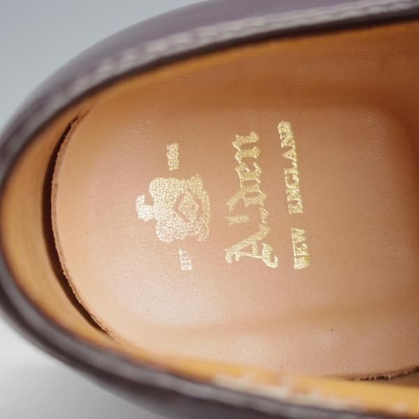 極美品★オールデン 7.5D【定価￥169,400-★コードバン仕様/モディファイドラスト/56201】パンチドキャップトゥ/#8/赤茶/ALDEN★j071