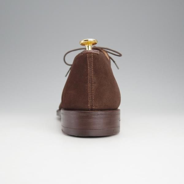 極美品★チャーチ 75F/UK7.5【貴重★100ラスト/コンサル同仕様】Aberdeen/ストレートチップ/スエード/濃茶/メンズ/Church's★j073