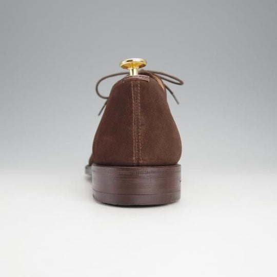 極美品★チャーチ 75F/UK7.5【貴重★100ラスト/コンサル同仕様】Aberdeen/ストレートチップ/スエード/濃茶/メンズ/Church's★j073