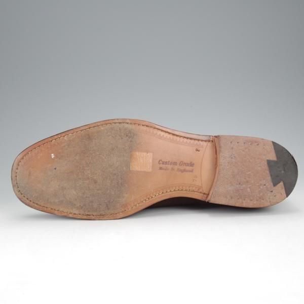 極美品★チャーチ 75F/UK7.5【貴重★100ラスト/コンサル同仕様】Aberdeen/ストレートチップ/スエード/濃茶/メンズ/Church's★j073