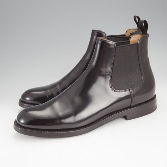 極美品★チャーチ(レディース) SIZE 36.5【定価￥160,600-★MONMOUTH/サイドゴアブーツ】黒/ポリッシュドバインダーカーフ/Church's★j075