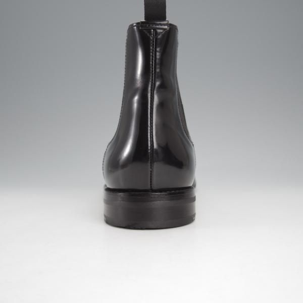 極美品★チャーチ(レディース) SIZE 36.5【定価￥160,600-★MONMOUTH/サイドゴアブーツ】黒/ポリッシュドバインダーカーフ/Church's★j075