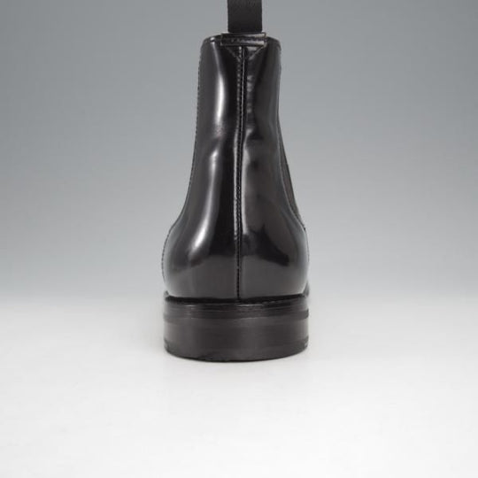 極美品★チャーチ(レディース) SIZE 36.5【定価￥160,600-★MONMOUTH/サイドゴアブーツ】黒/ポリッシュドバインダーカーフ/Church's★j075